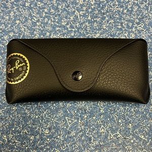 Authentic Ray Ban leather sunglass and eyeglass case